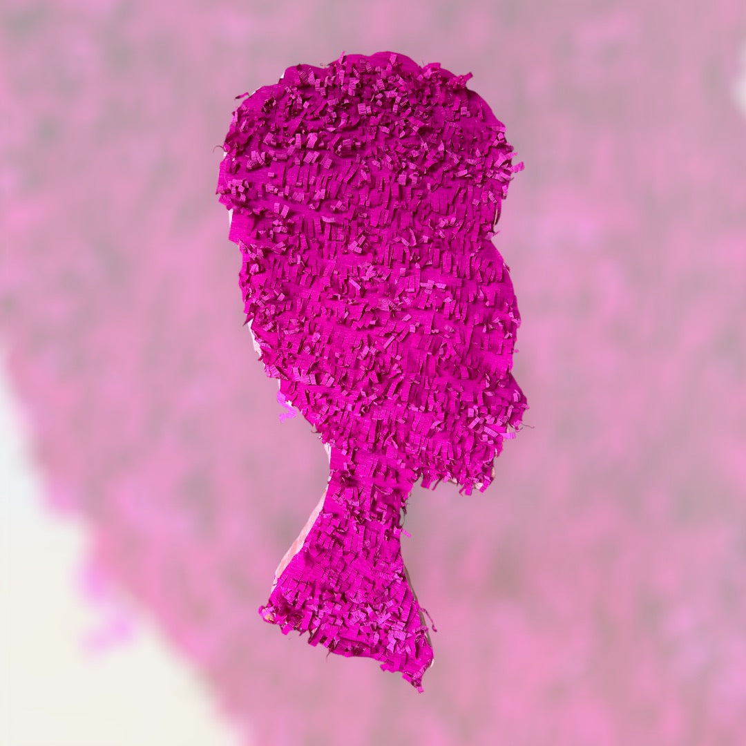 Curly Doll Silhouette Piñata